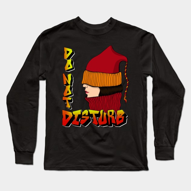 Do not disturb Long Sleeve T-Shirt by Simmerika